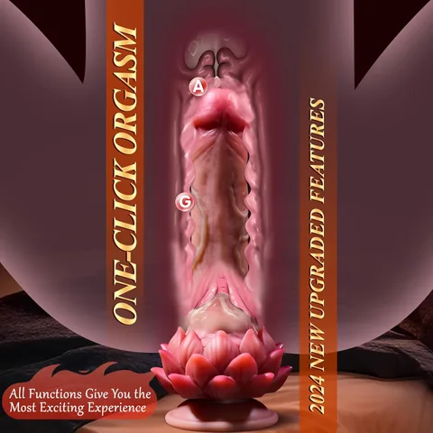 7-Inch Big Dildo with Remote Control & Clitoral Vibrator - Main Image