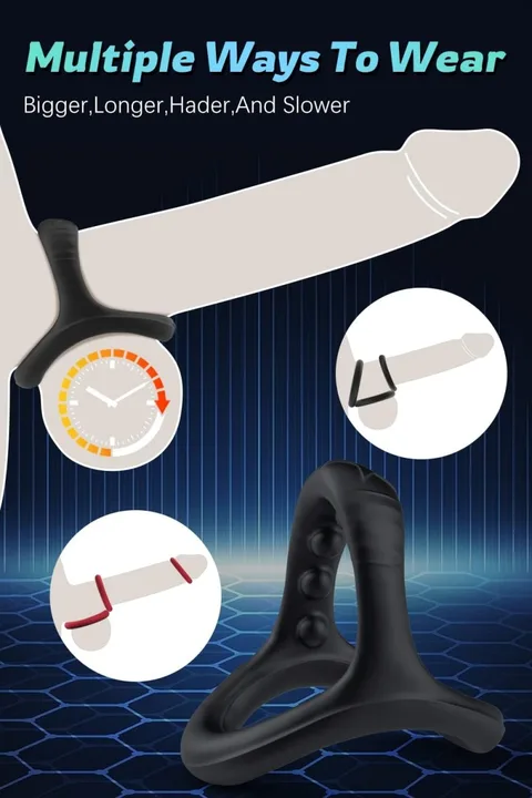 Flexible silicone penis ring for comfortable private part protection
