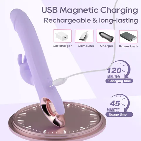 Dual Stimulation Rabbit Vibrator - Ergonomic Design