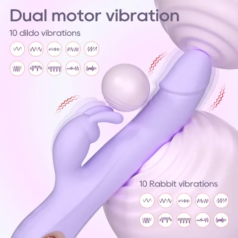Dual Stimulation Rabbit Vibrator - Ergonomic Design