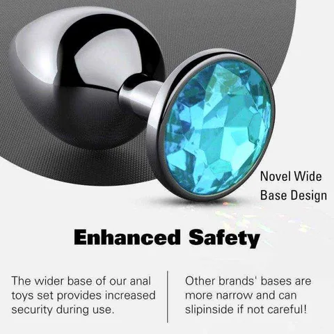 Easy to Clean After use, these anal plugs can be easily cleaned with soap and water.