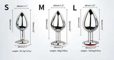 Easy to Clean After use, these anal plugs can be easily cleaned with soap and water.