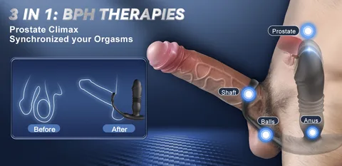 App-Controlled Prostate Massager & Vibrating Anal Plug – Silicone
