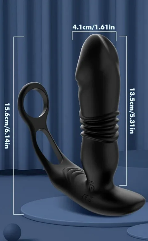 App-Controlled Prostate Massager & Vibrating Anal Plug – Silicone
