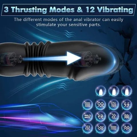 App-Controlled Prostate Massager & Vibrating Anal Plug – Silicone