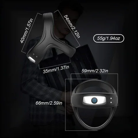 Vibrating Ring for Men | 10 Modes & IPX7 Waterproof