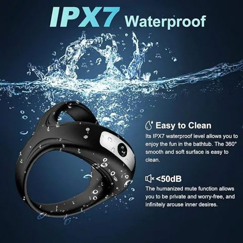 Vibrating Ring for Men | 10 Modes & IPX7 Waterproof